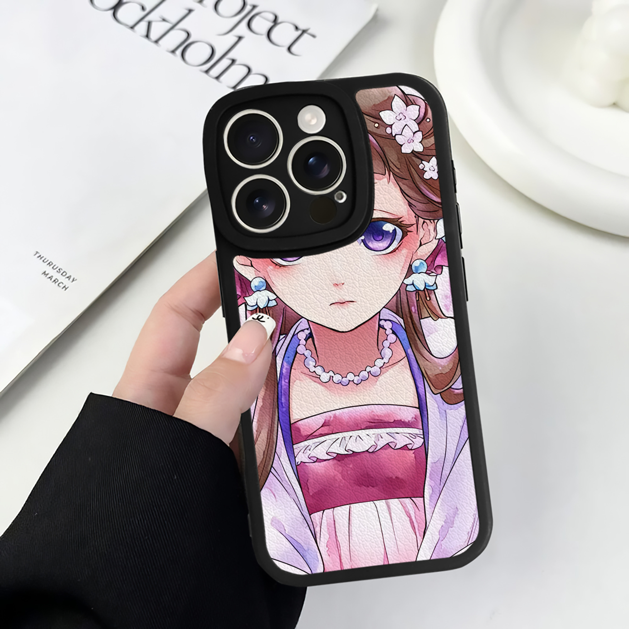 薬屋のひとりごと The Apothecary Diaries 【iPhone 16シリーズ対応】シリコンスマホケース（レザー調） 材質：シリコン